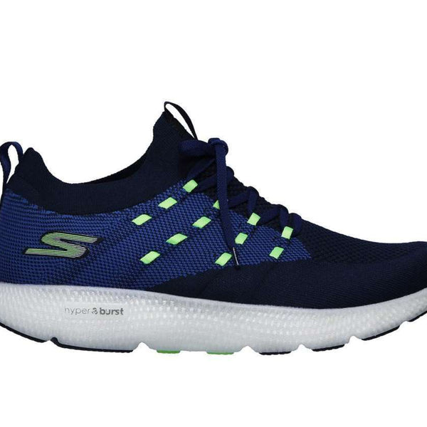 Skechers Men's Go Run 7 Running Shoes - Navy Lime