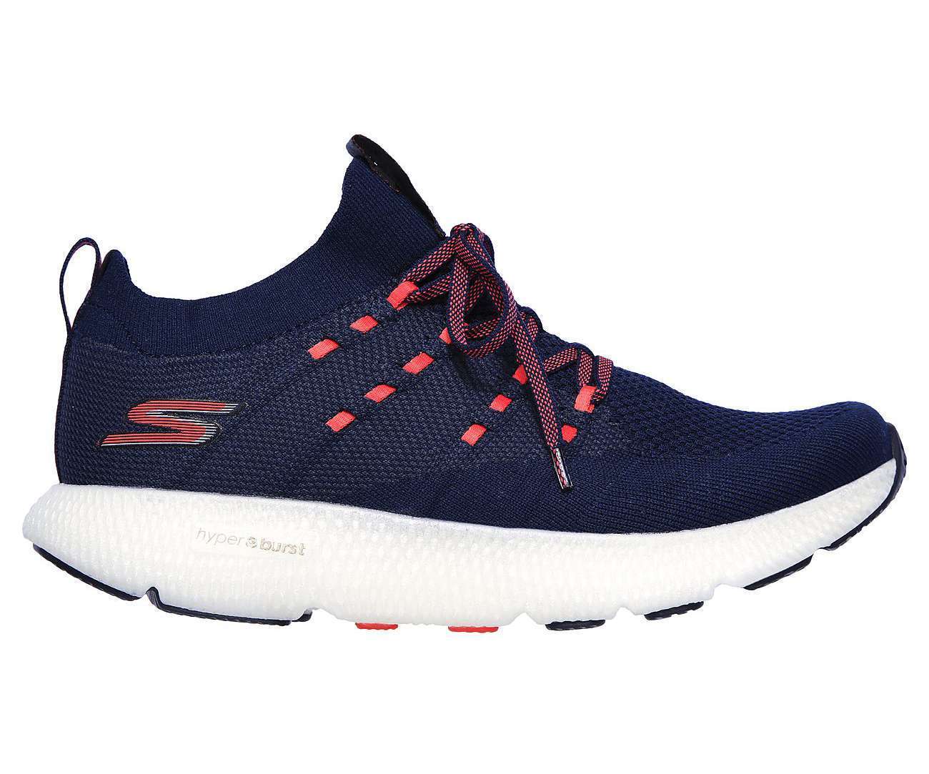 Skechers Women's Go Run 7 Shoes - Navy Pink