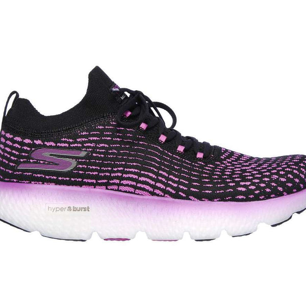 Skechers Women's GOrun MaxRoad 4 Hyper Shoes - Black Purp