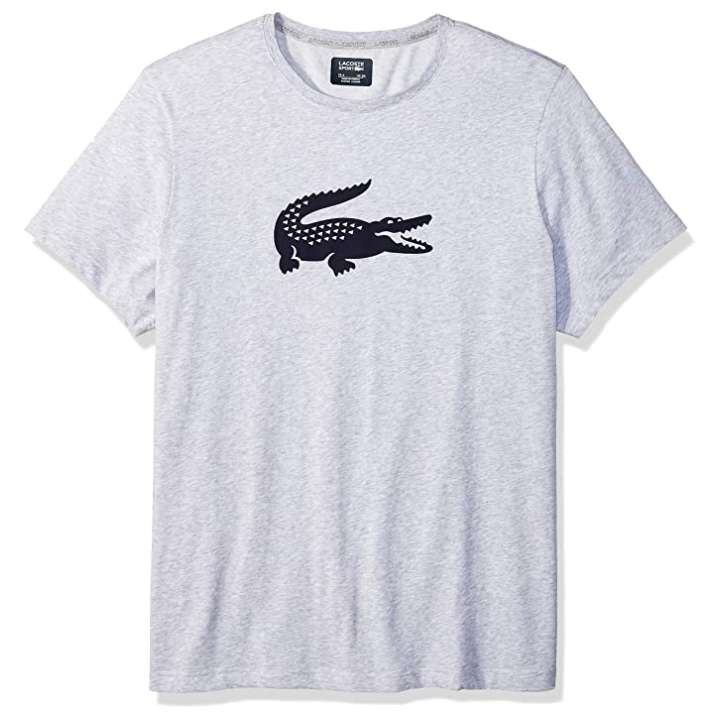 Lacoste Men's Sport Short Sleeve Ultra Dry Croc Graphic T-Shirt