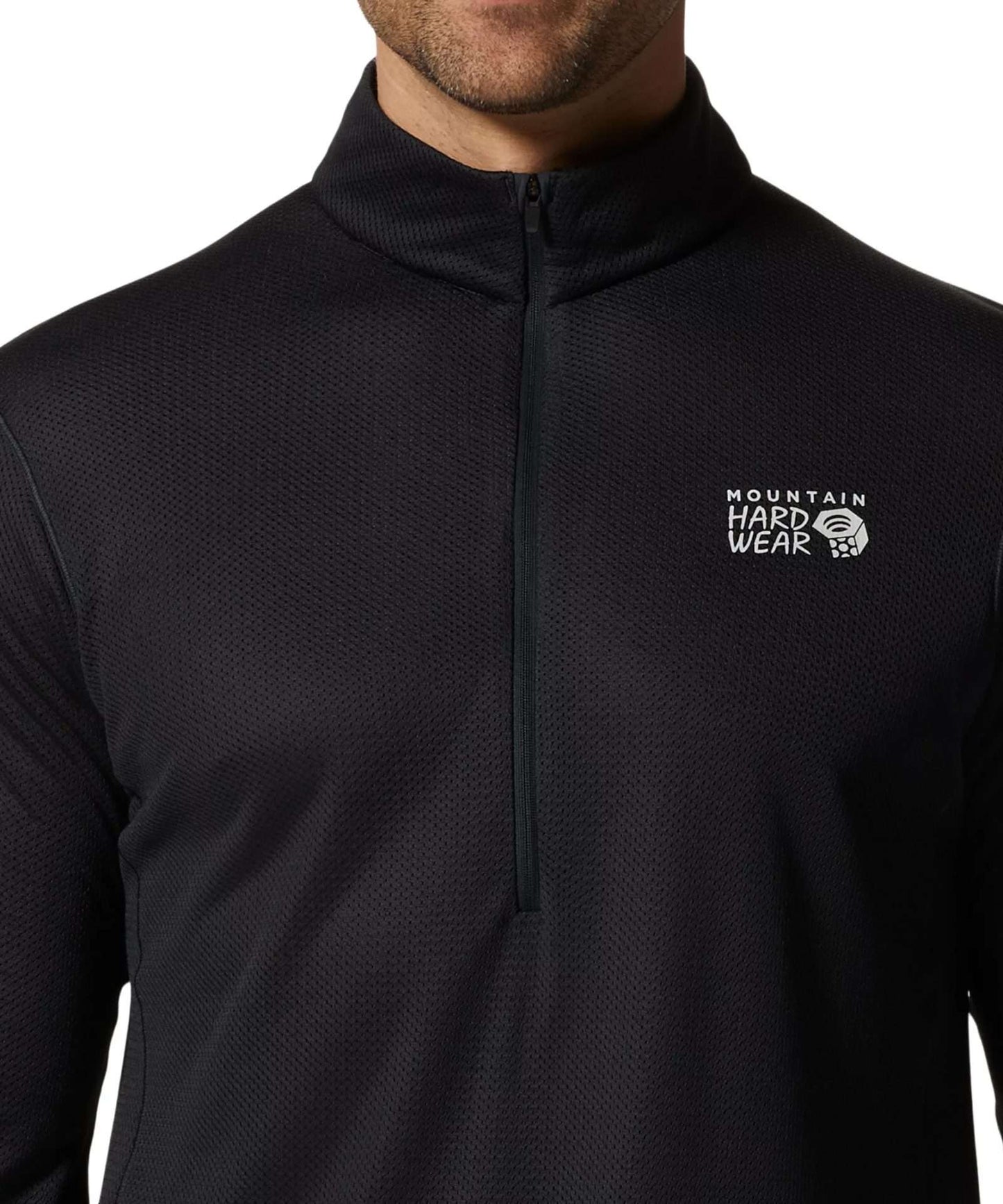 Mountain Hardwear Men's AirMesh 1/2 Zip 1956341 004 Dark Storm