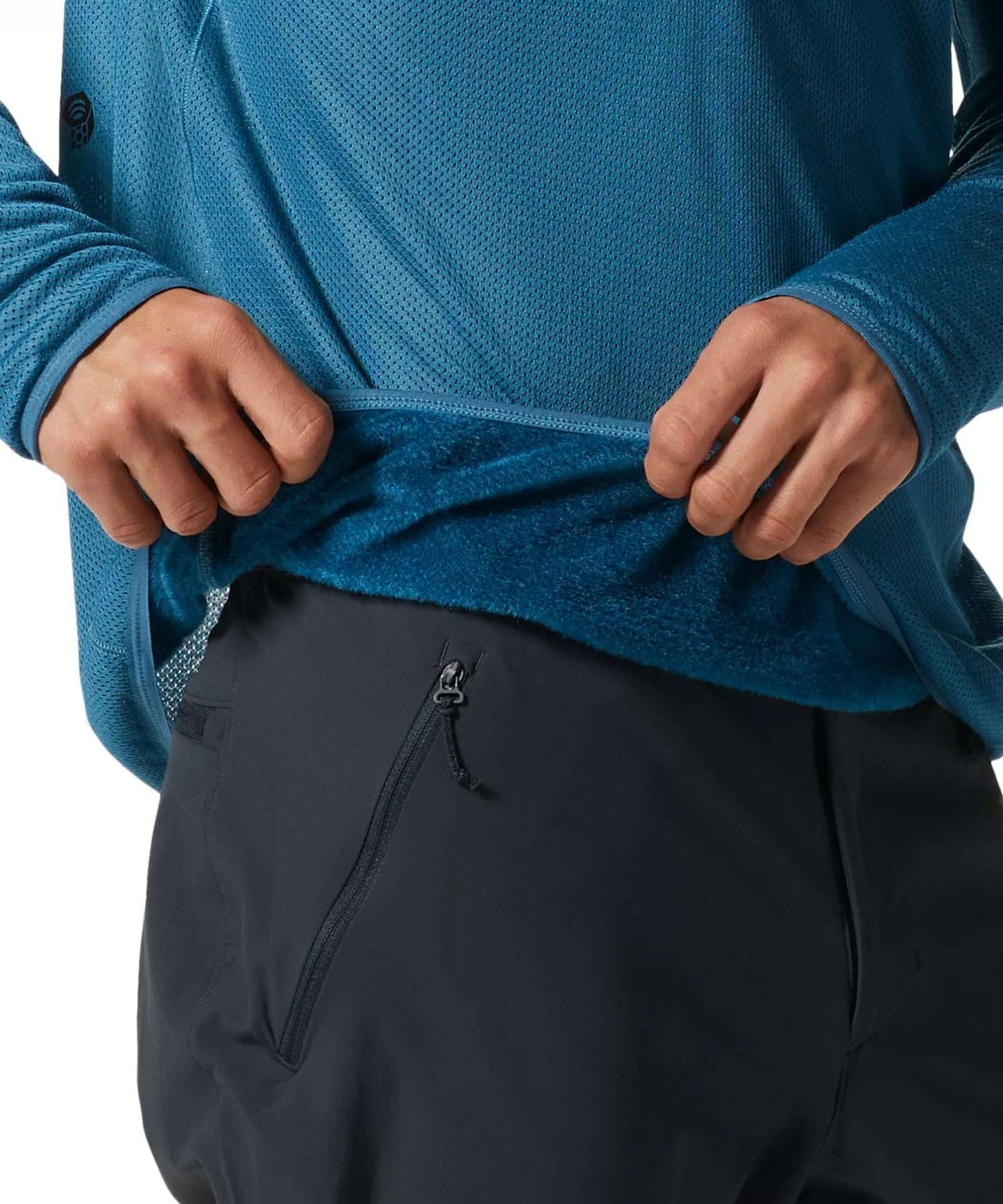 Mountain Hardwear Men's AirMesh 1/2 Zip 1956341 442 Caspian