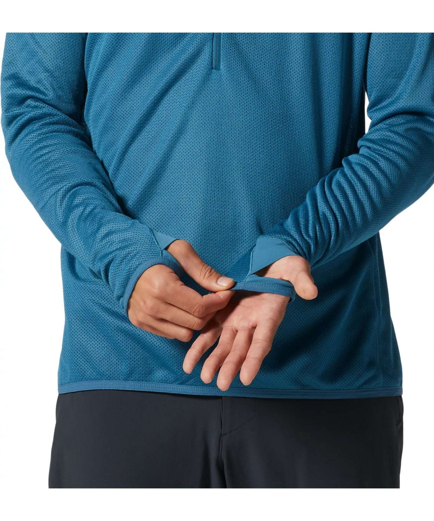 Mountain Hard Wear Men's Airmesh 1/2 Zip, 1956341, Caspian