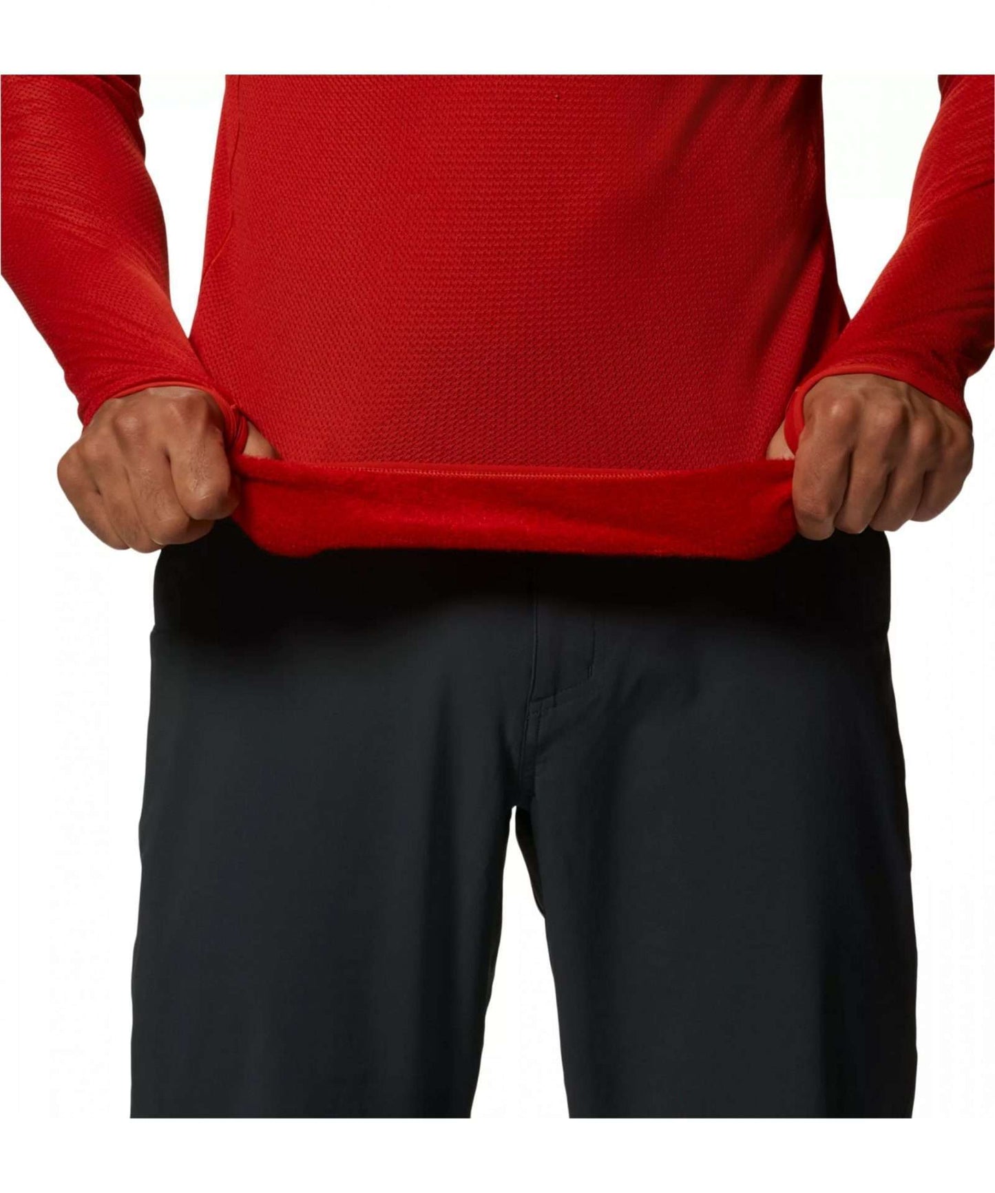 Mountain Hard Wear Men's Airmesh 1/2 Zip, 196341, Desert Red