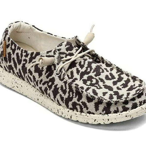 Hey Dude Wendy Woven - Cheetah Grey
