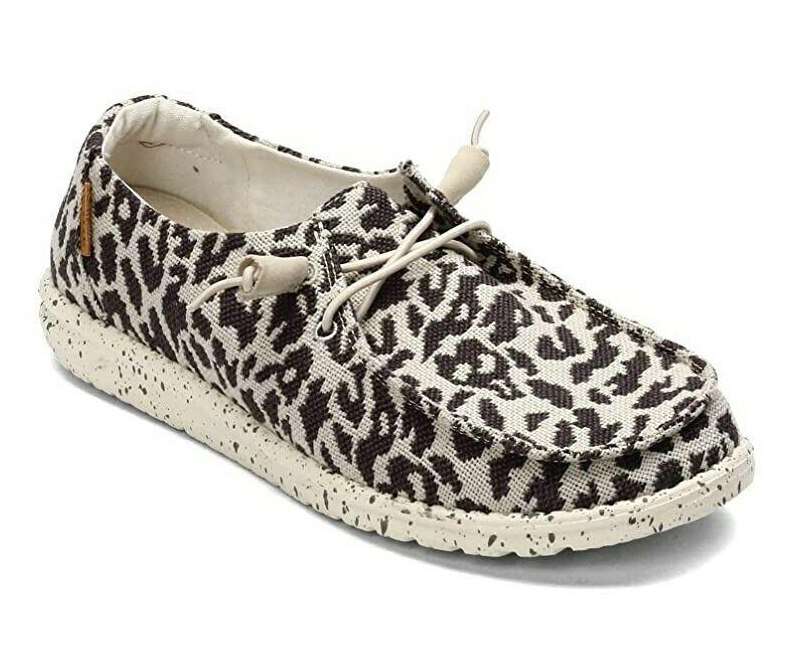 Hey Dude Wendy Woven - Cheetah Grey