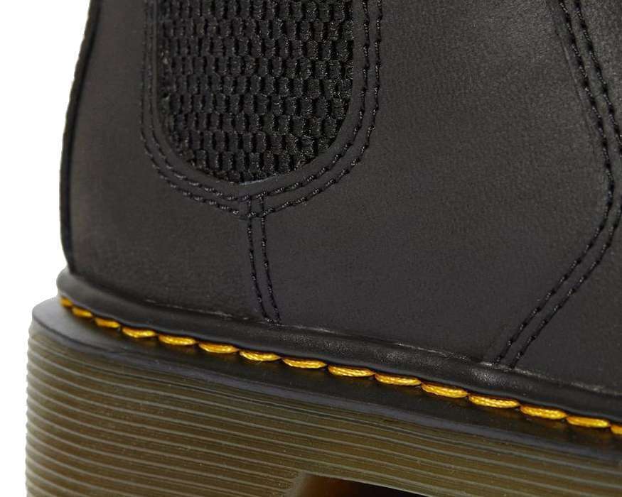 Dr. Martens JUNIOR FUR-LINED 2976 LEONORE CHELSEA BOOTS 25367001