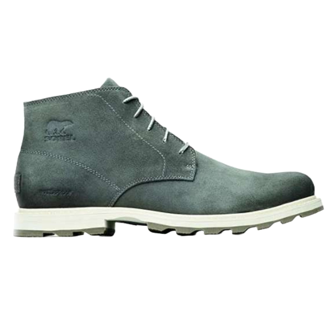 Sorel Men's Madson™ Chukka Waterproof Boots, versatile waterproof boots with a sleek design, durable leather upper, and cushioned comfort for all-day wear.