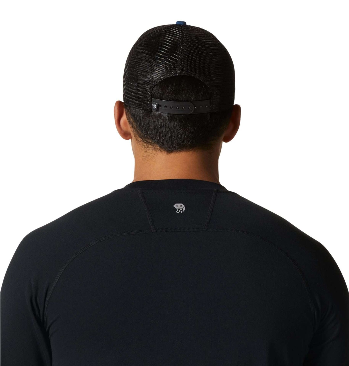 Mountain Hardwear Unisex MHW Logo Trucker Hat(OS), OU2574, Blue Horizon