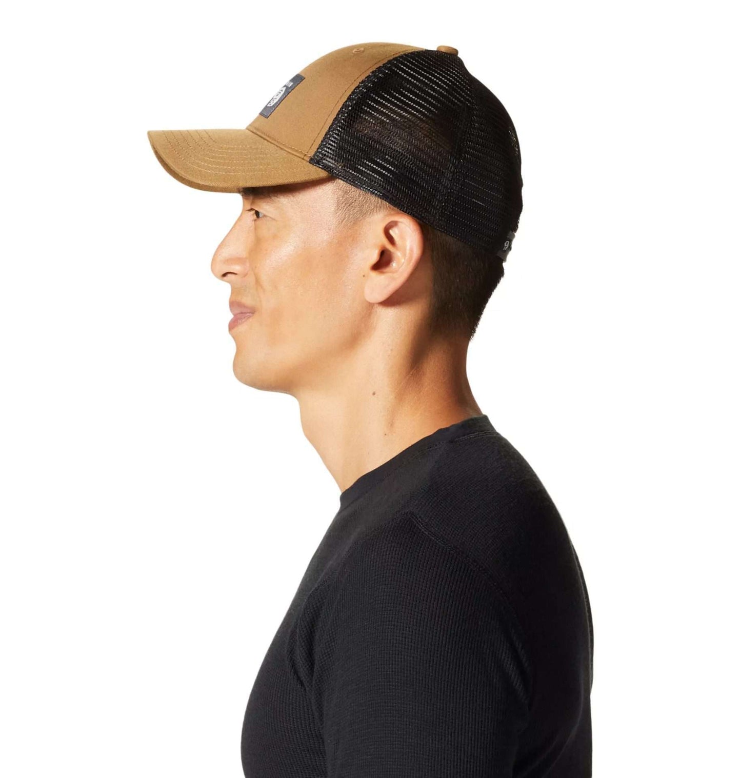 Moutain Hardwear Unisex MHW Logo Trucker Hat, OU2574, Corozo Nut