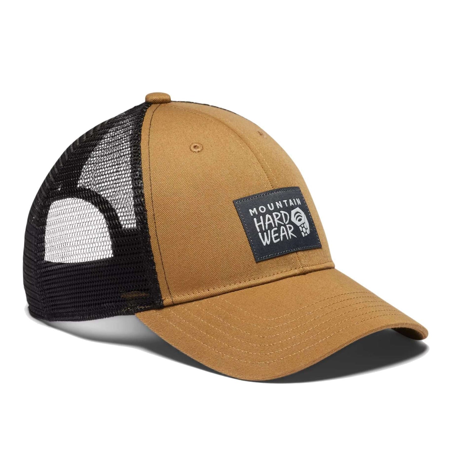 Moutain Hardwear Unisex MHW Logo Trucker Hat, OU2574, Corozo Nut