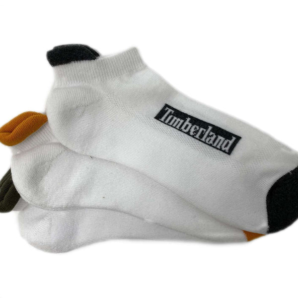 Timberland Men's Cushioned No Shoe Socks 3 pack