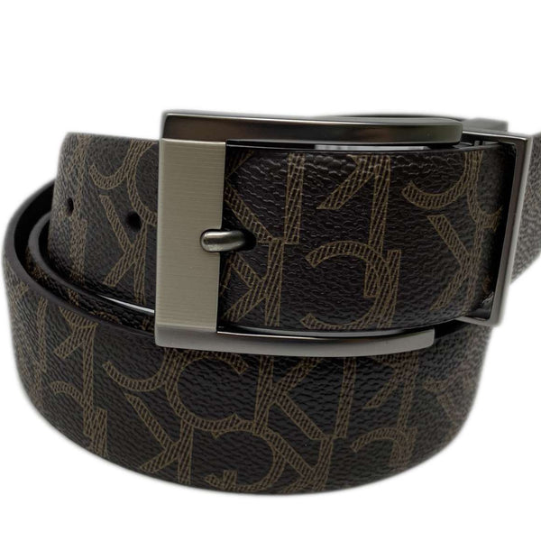 Calvin Klein CK Logo Brown Belt
