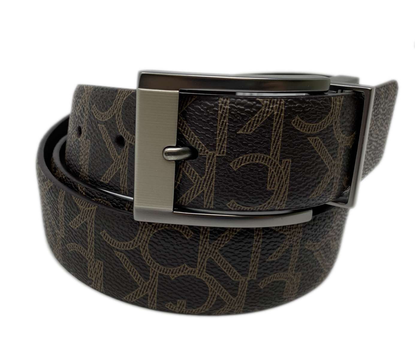 Calvin Klein CK Logo Brown Belt