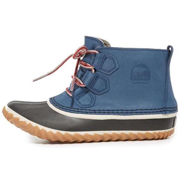 Sorel Women's Out N about Leather Snow Boot (Dark Mountain)