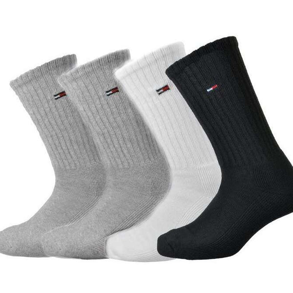 Tommy Hilfiger Men's Cotton Cushion Sole Crew Socks 4 pack