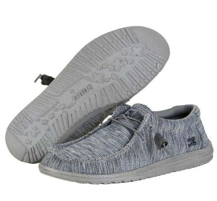 Hey Dude Men's Wally B Sox - Grey