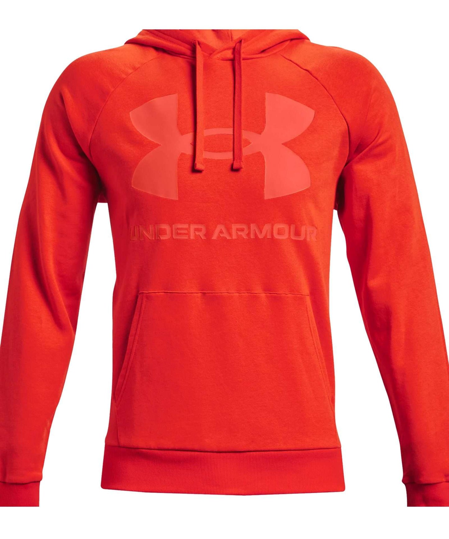 Under Armour Men's UA Rival Fleece Big Logo Hoodie 1357093-296 Phoenix Fire
