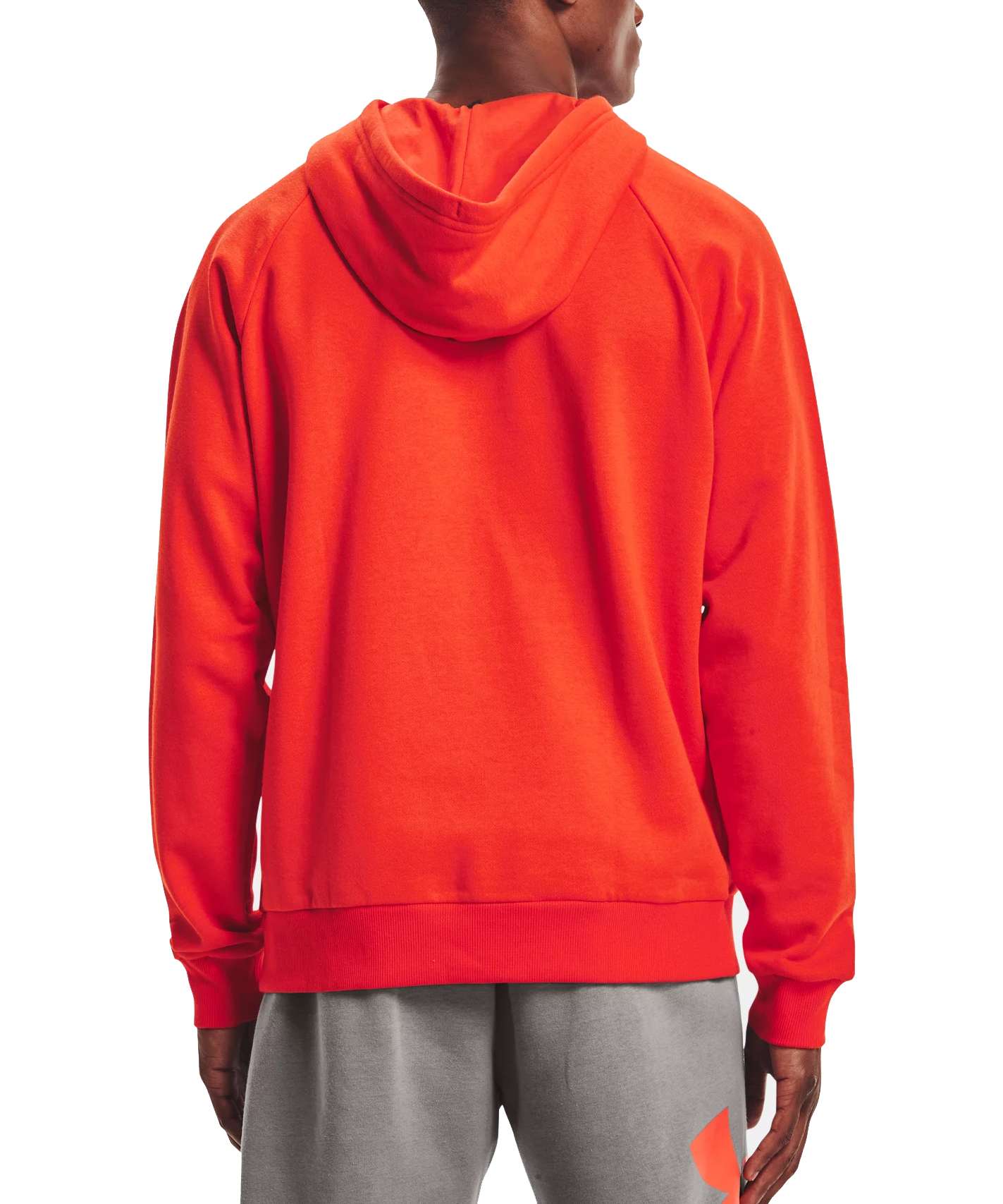 Under Armour Men's UA Rival Fleece Big Logo Hoodie 1357093-296 Phoenix Fire