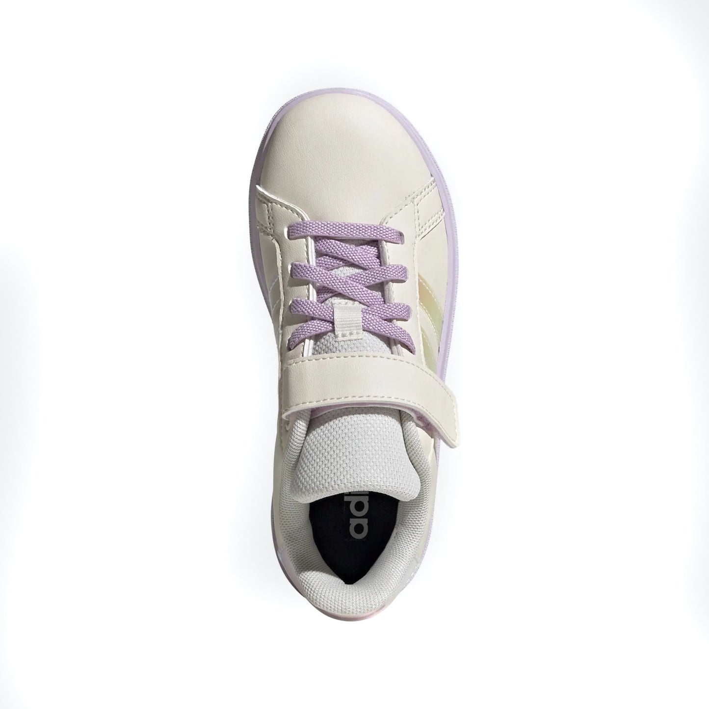 adidas Kids' Grand Court 2.0 Elastic Lace Sneakers