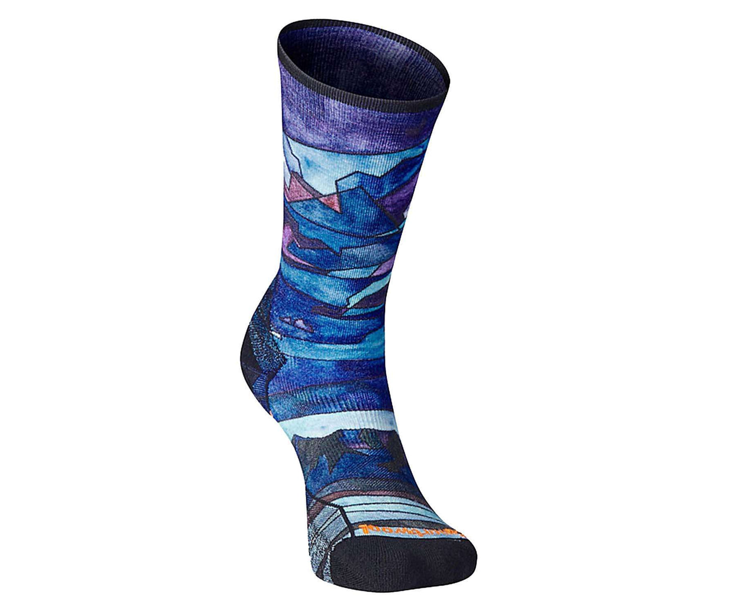 Smartwool Women's Athlete Edition Run Print Crew Socks (SW001751-150 0822)