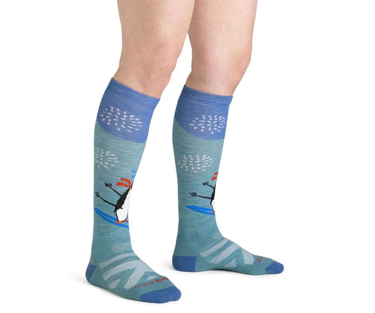 Darn Tough Women's Penguin Peak Over-The-Calf Midweight Ski & Snowboard Sock (8037-C 0722)