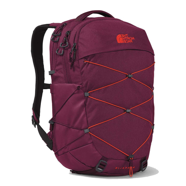 The North Face Women’s Borealis Backpack - Boysenberry Light Heather/Fiery Red
