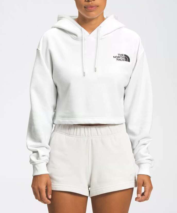 The North Face Women’s Logo Crop Drop Hoodie