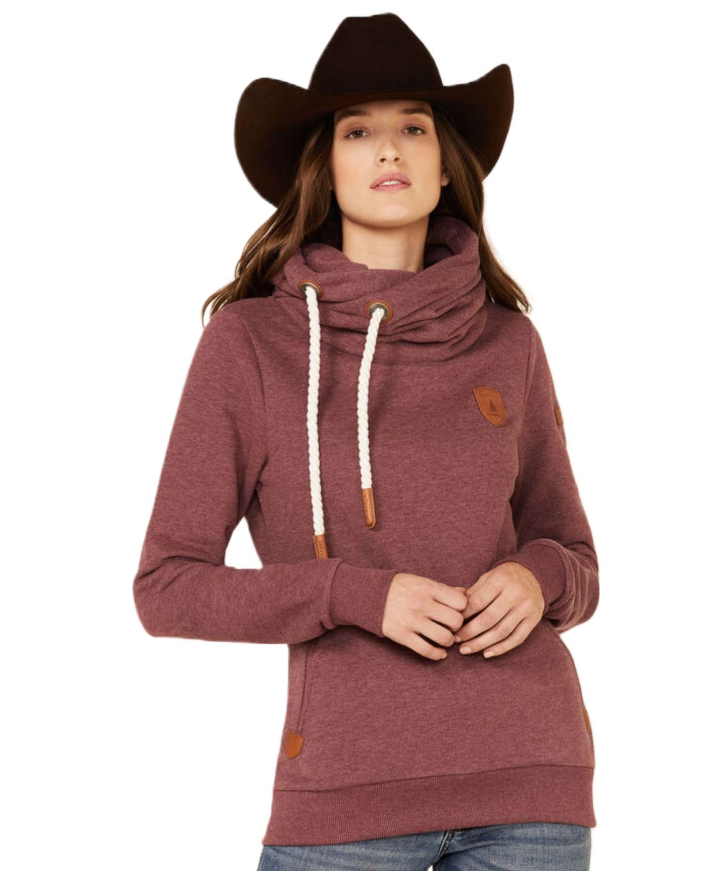 Wanakome Women's Artemis Hoodie - Rhubar (WA0702B-Rhu 0822)