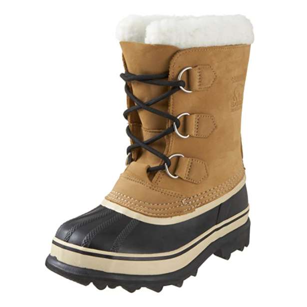 SOREL Youth Caribou Waterproof Winter Boot (Buff)