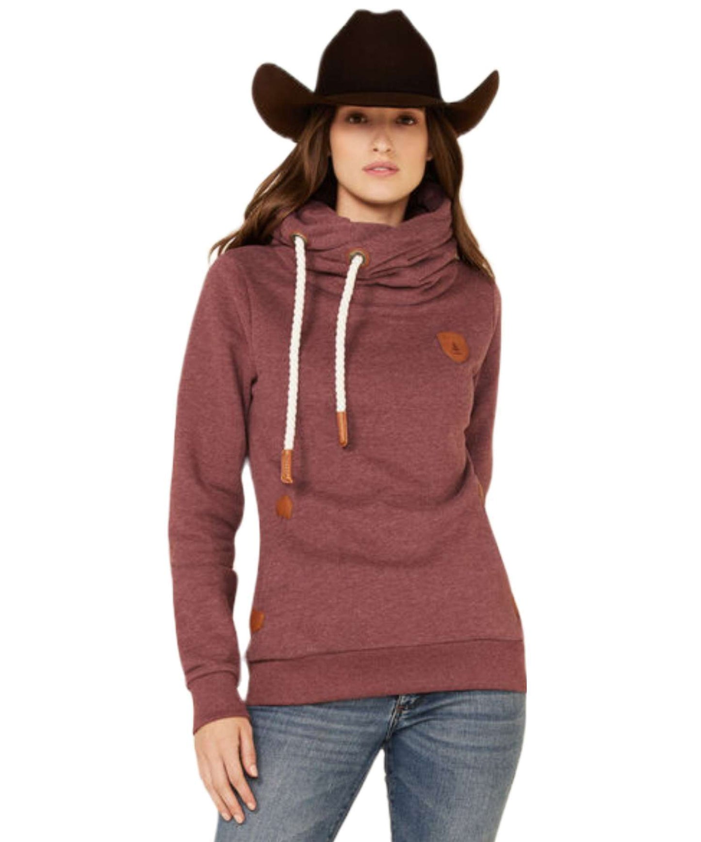 Wanakome Women's Artemis Hoodie - Rhubar (WA0702B-Rhu 0822)