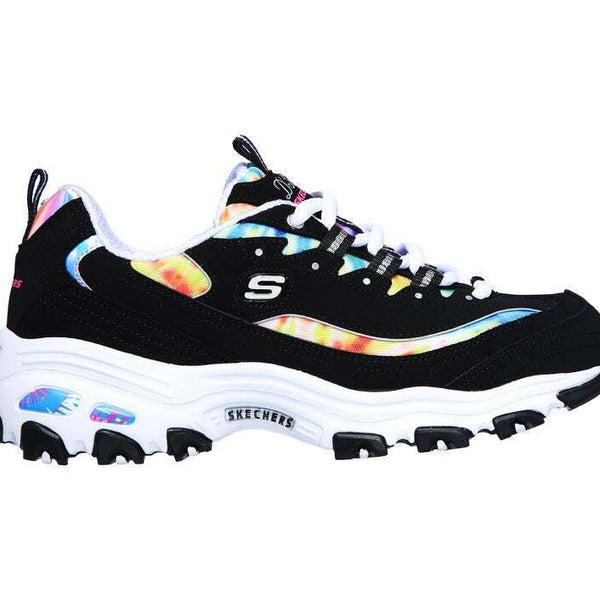 Skechers Women's D'lites Summer Fiesta Shoes - Black/Multi