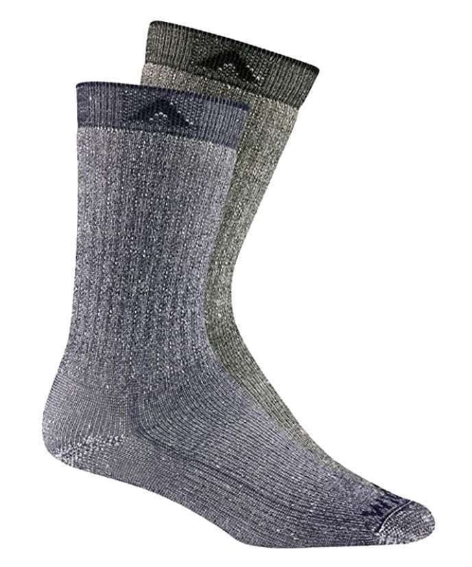 Wigwam Men's Merino Comfort Hiker Crew Socks #S2322 (2 pack)