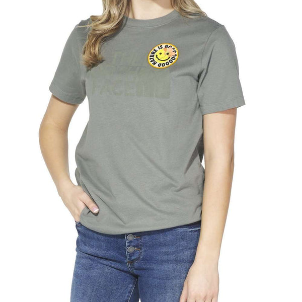 The North Face Women's Short Sleeve Patches T-Shirt (Agave Green)