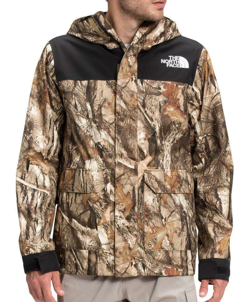 The North Face Men's Cypress Jacket NF0A4AGD047 Kelp Tan Forest Floor Print