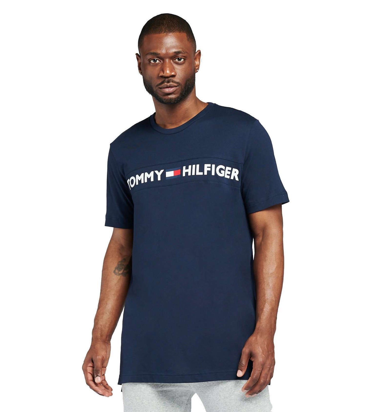 Tommy Hilfiger Men's Chest Tape Short Sleeve T-Shirt