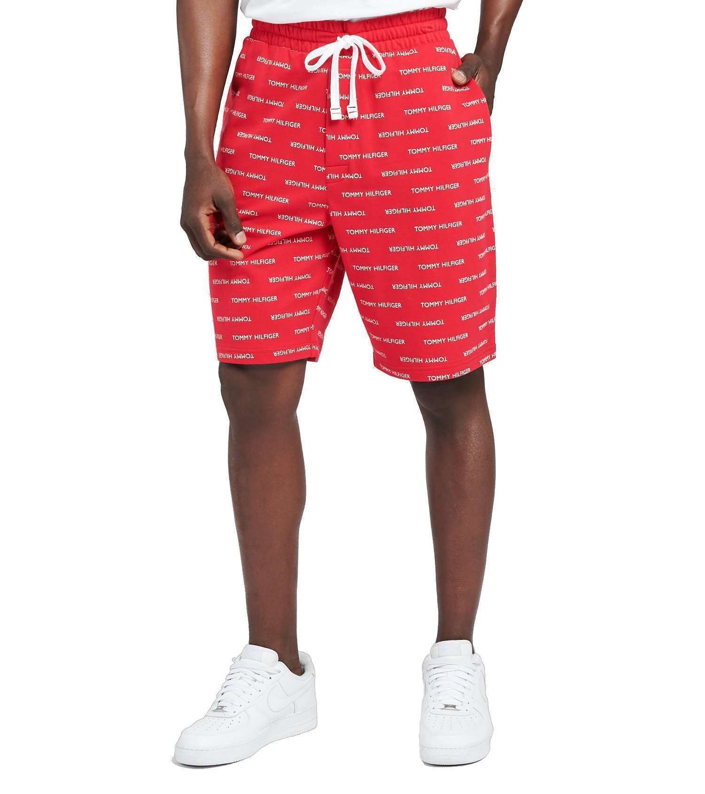 Tommy Hilfiger Men's Printed Elastic Waist Shorts