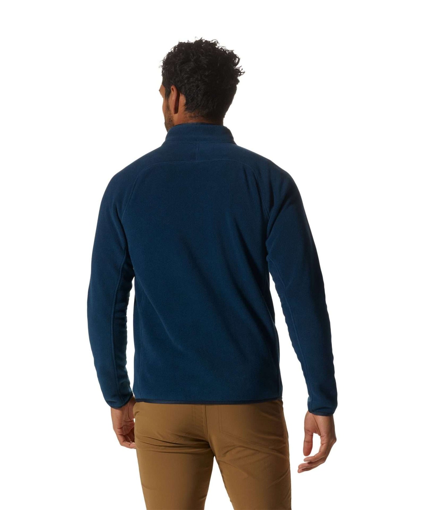 Mountain Hardwear Men's Polartec Double Brushed Full Zip Jacket, 1984921, Hardwear Navy