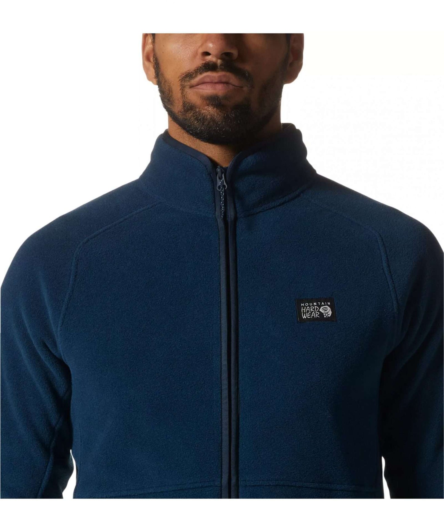 Mountain Hardwear Men's Polartec Double Brushed Full Zip Jacket, 1984921, Hardwear Navy