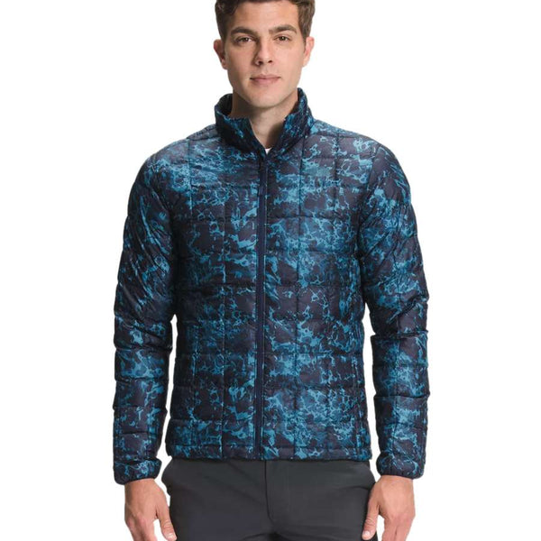 The North Face Men’s Printed ThermoBall Eco Jacket (Monterey Blue Enamel Camo Tonal Print)