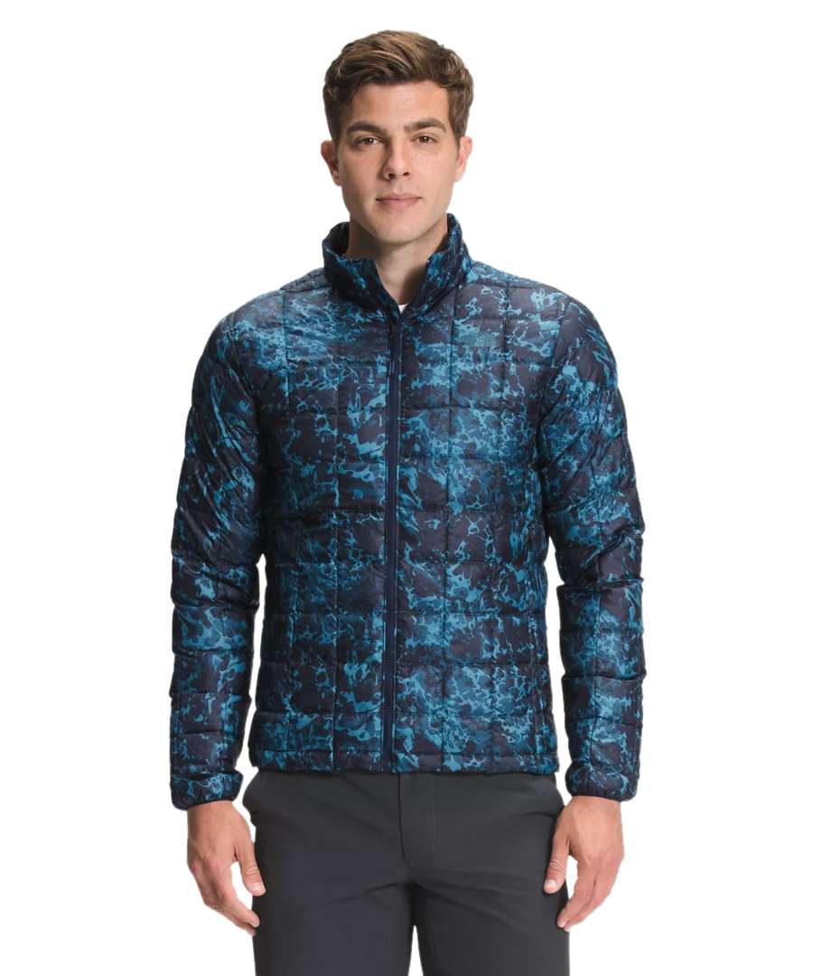 The North Face Men’s Printed ThermoBall Eco Jacket (Monterey Blue Enamel Camo Tonal Print)