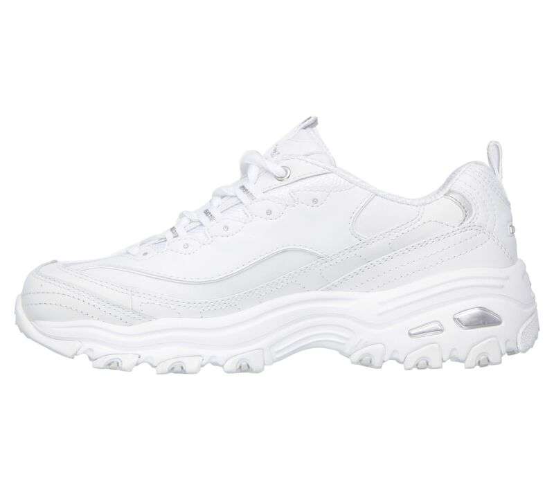 Skechers D'lites Fresh Start White Silver 11931