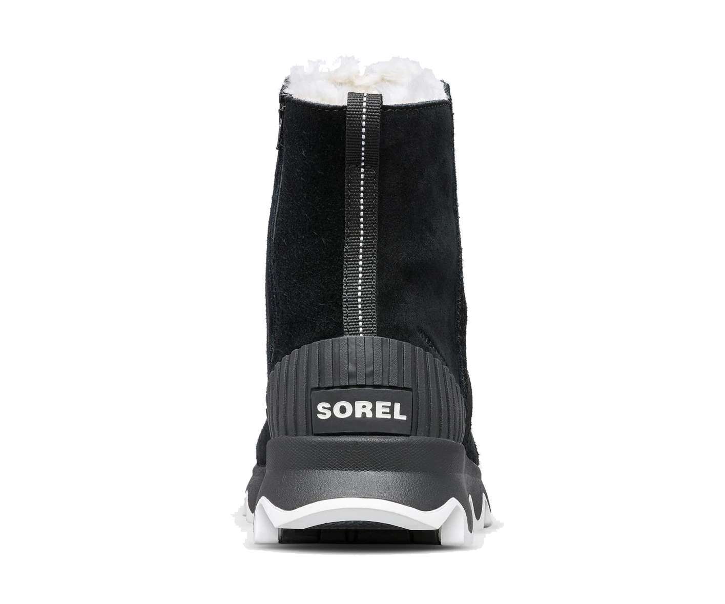 Sorel Women KINETIC SHORT BOOT Black, Sea Salt NL3128-010