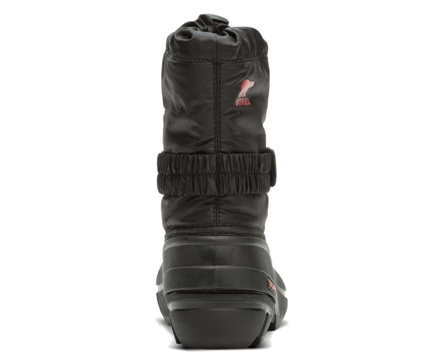 SOREL Childrens Flurry Boot - Black, Bright Red NC1965-015