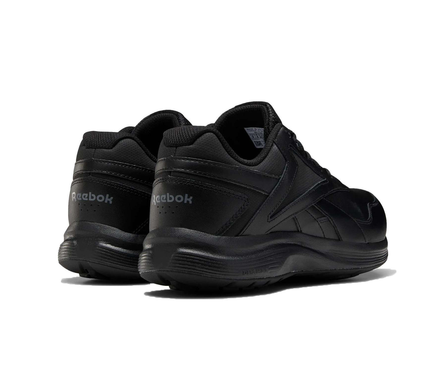 Reebok Men's Walk Ultra 7 DMX MAX Extra-Wide Shoes FU7145 BLACK / Cold Grey / Collegiate Royal