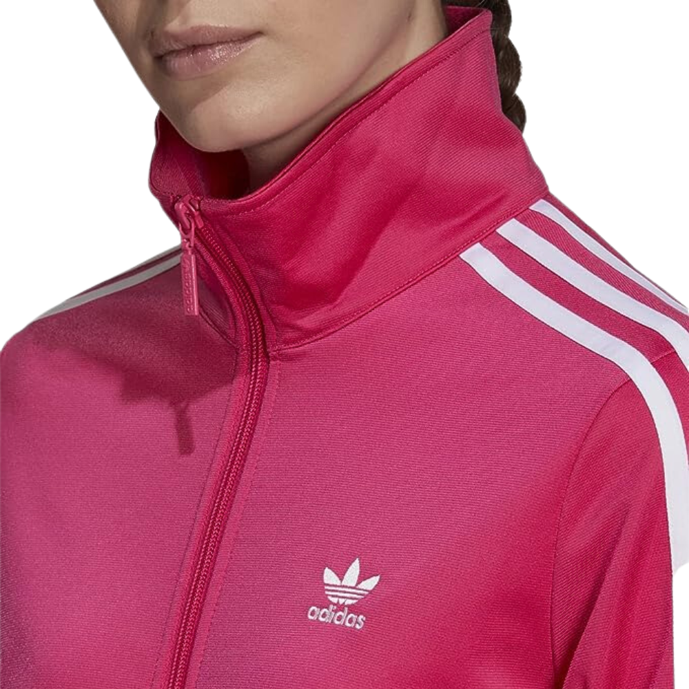 Woman sporting the adidas Originals Women's Adicolor Classic Firebird Track Jacket