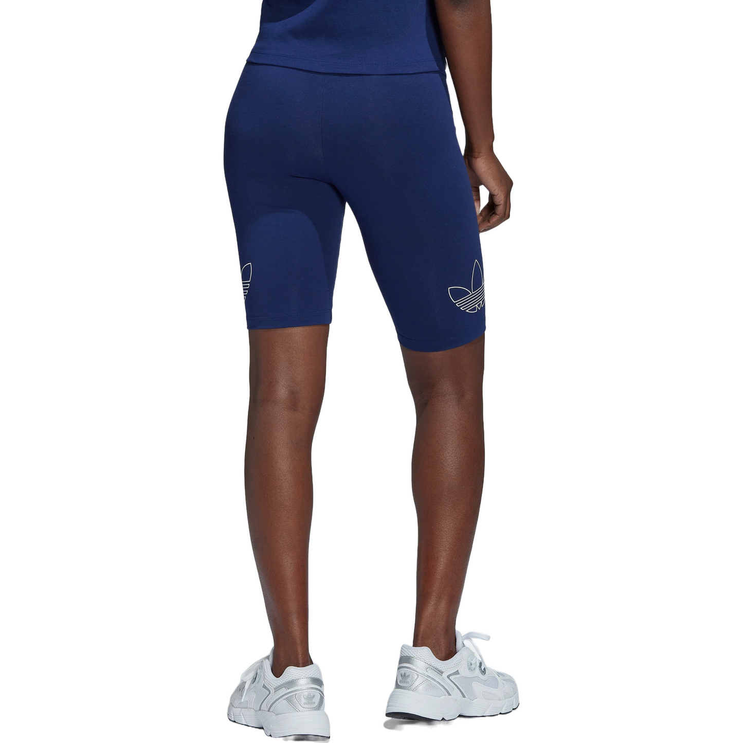 Black high-performance leggings with subtle logo detail, ideal for cycling and active pursuits.