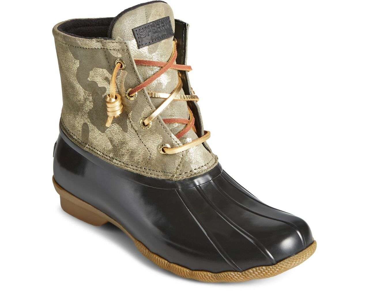 Sperry Women's Saltwater Metallic Camo Duck Boot