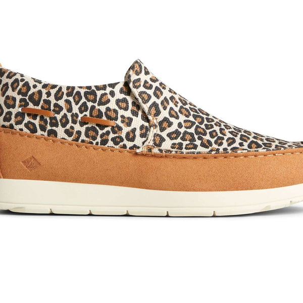 Sperry Women's Moc-Sider Cheetah Slip On