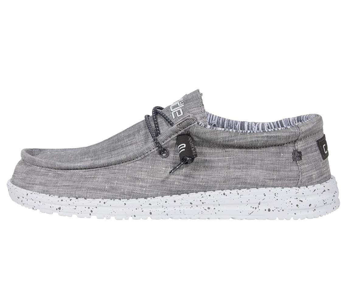 Hey Dude Men's Wally Chambray - Castlerock